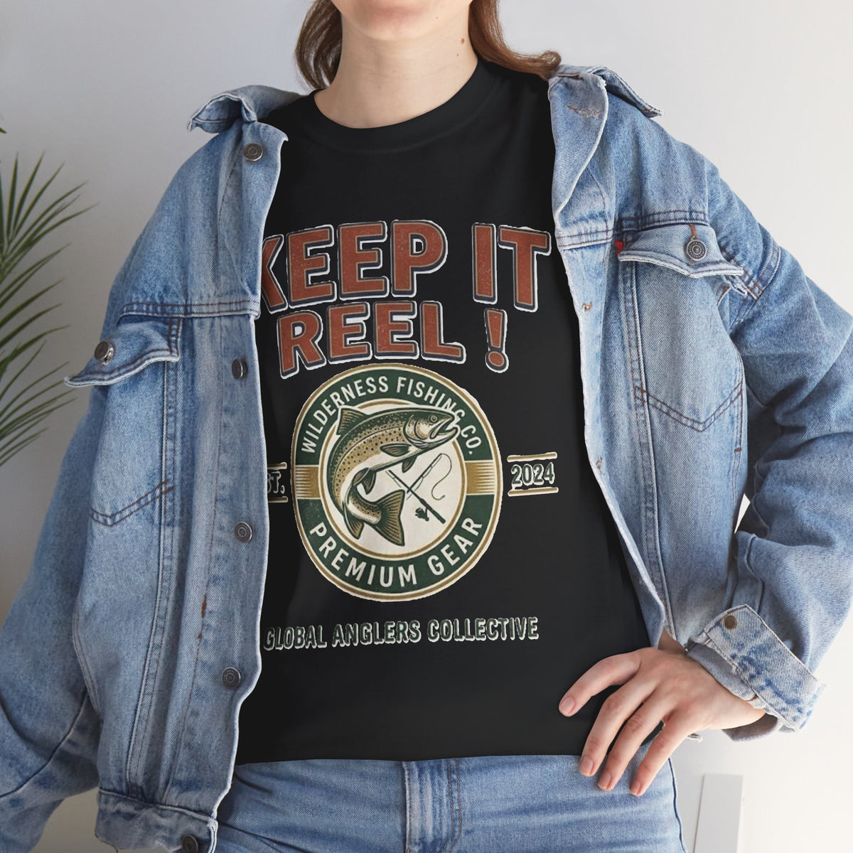 Keep It Reel Fishing Bass Graphic T-Shirt