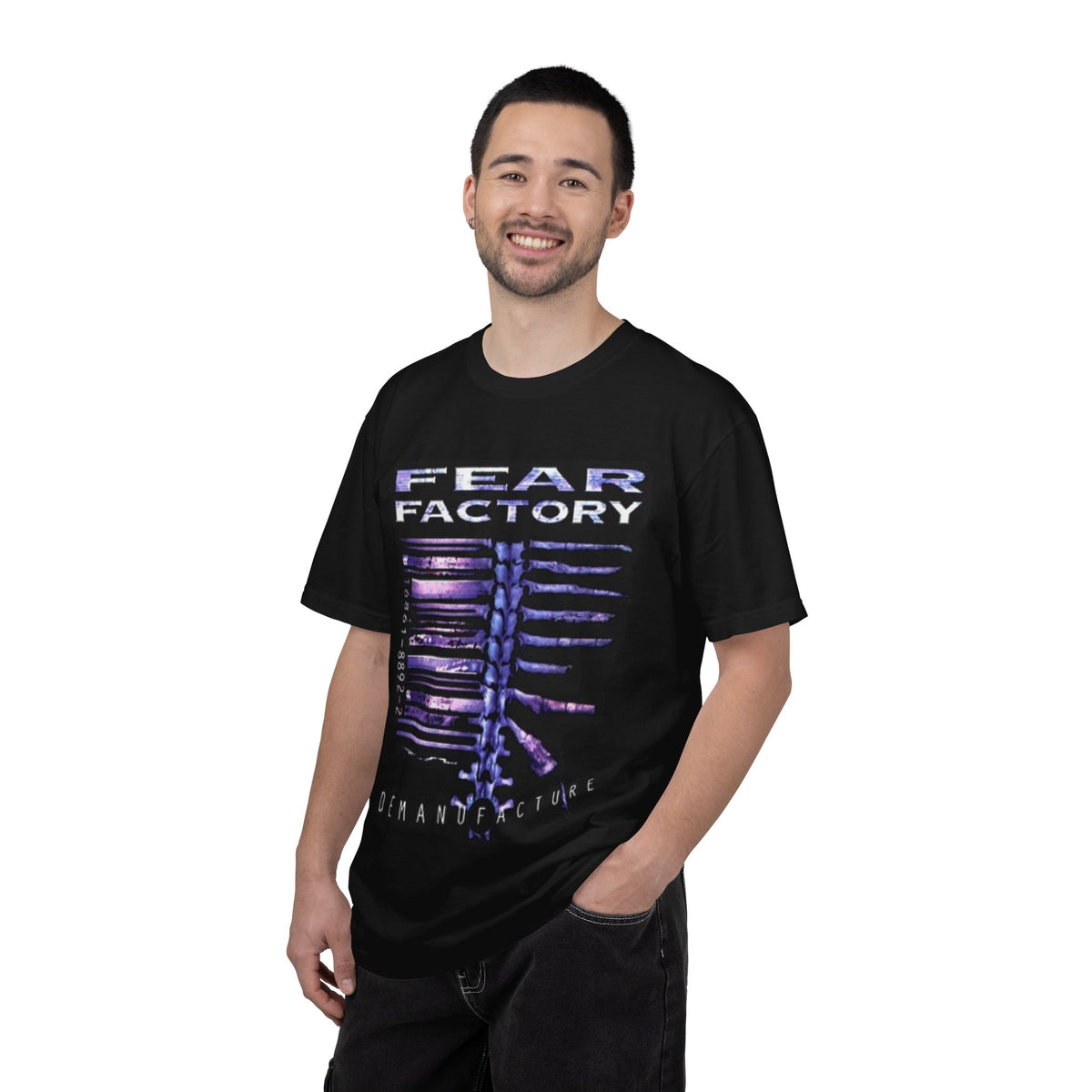 Fear Factory Demanufacture Graphic T-Shirt / Industrial Metal Band Tee