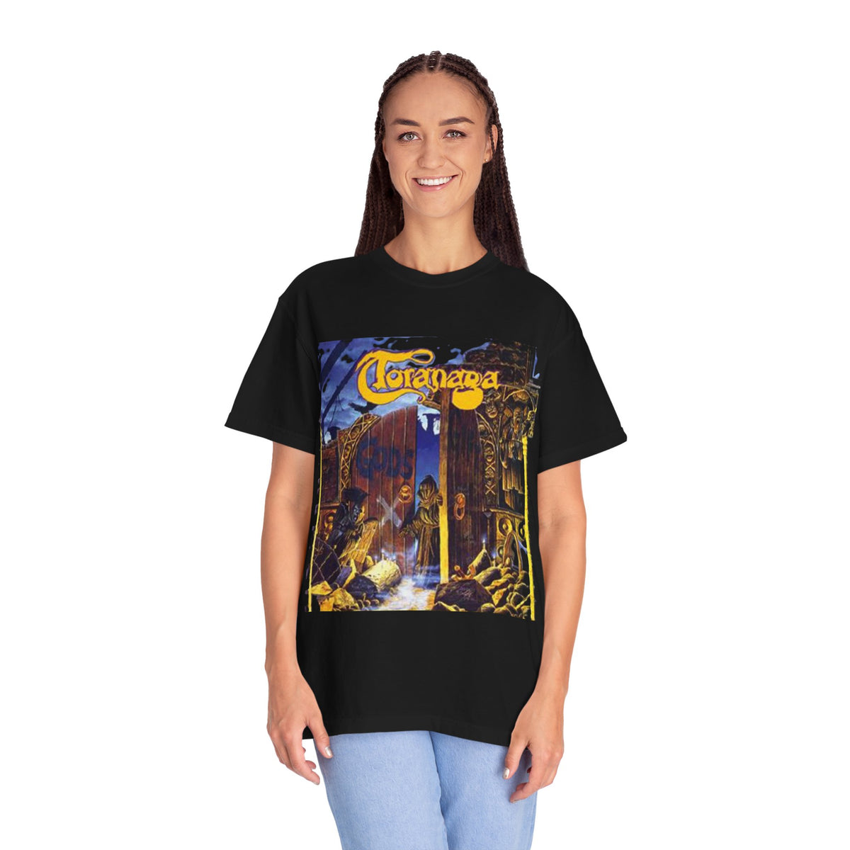 Toranaga God's Gift Album Artwork illustration T-Shirt | British Thrash Metal Band album art graphic tee