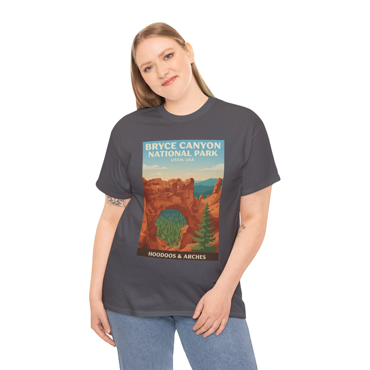Bryce Canyon National Park Poster Tee | Hoodoos & Arches T-Shirt