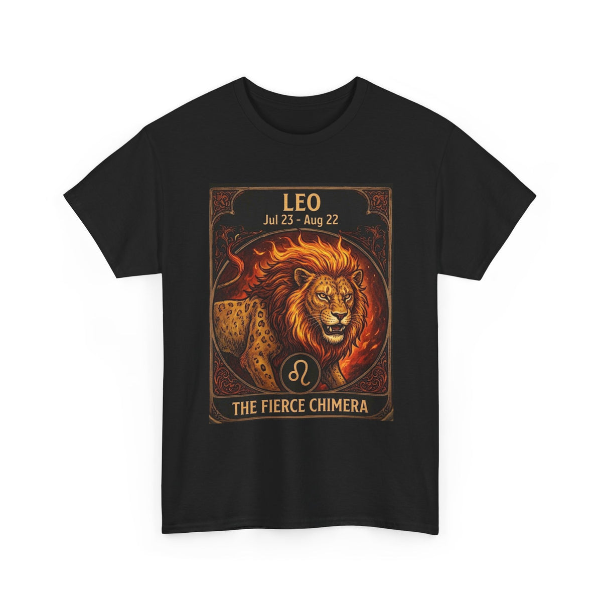 Leo Zodiac Lion shirt | Halloween Zodiac Astrology The Fierce Chimera tee