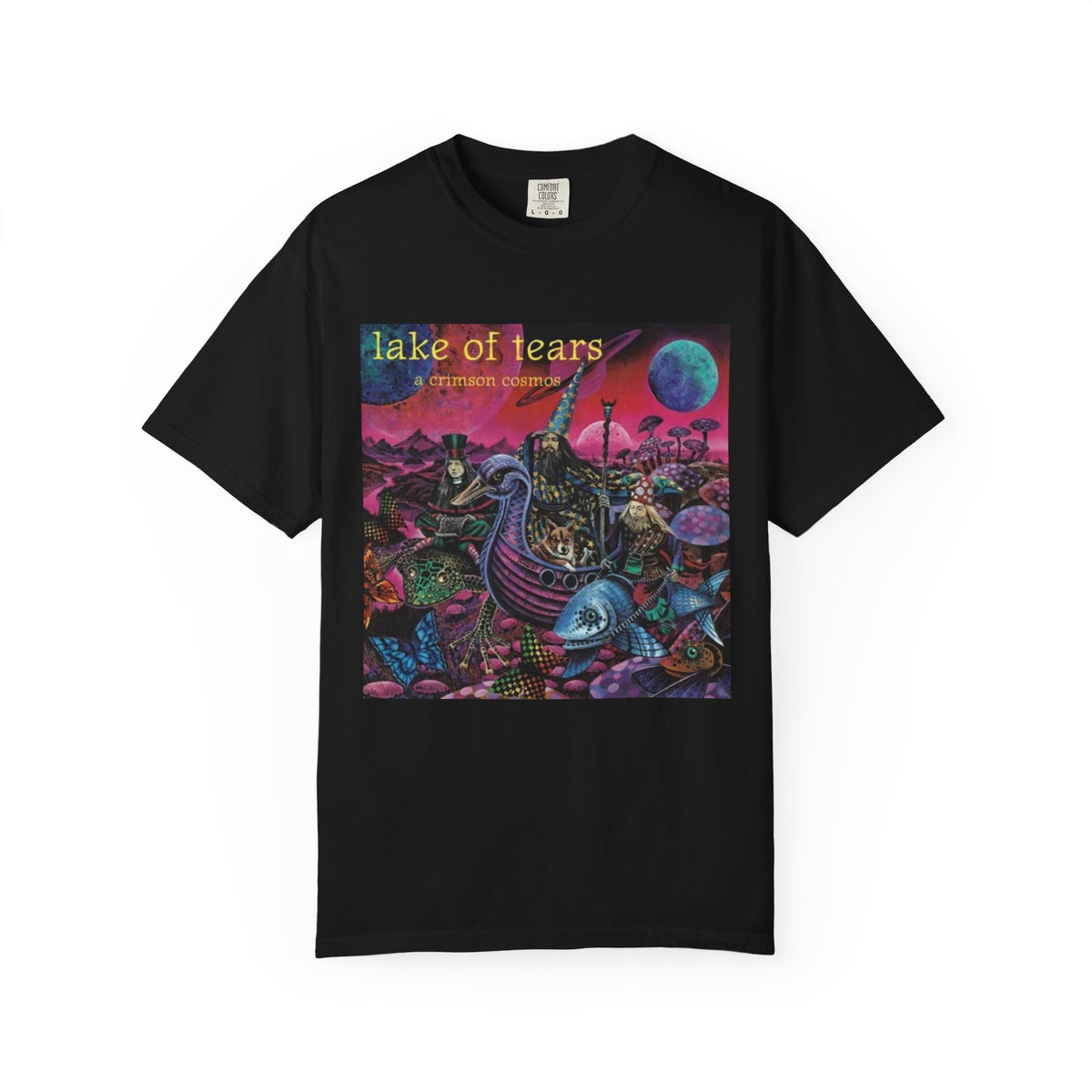 Camiseta con arte del álbum de Lake of Tears | ilustración de fantasía psicodélica