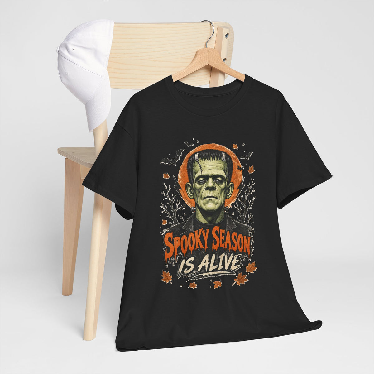 Frankenstein "Spooky Season Is Alive" T-Shirt | Halloween Monster Tee