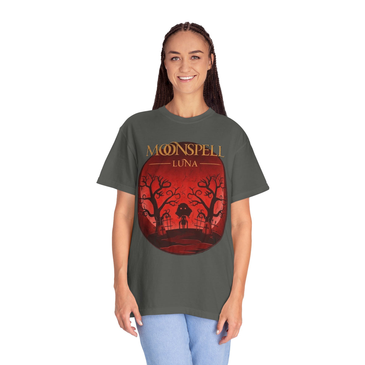 Moonspell Luna Gothic Moon Forest T-Shirt / Gothic Metal Band Tee