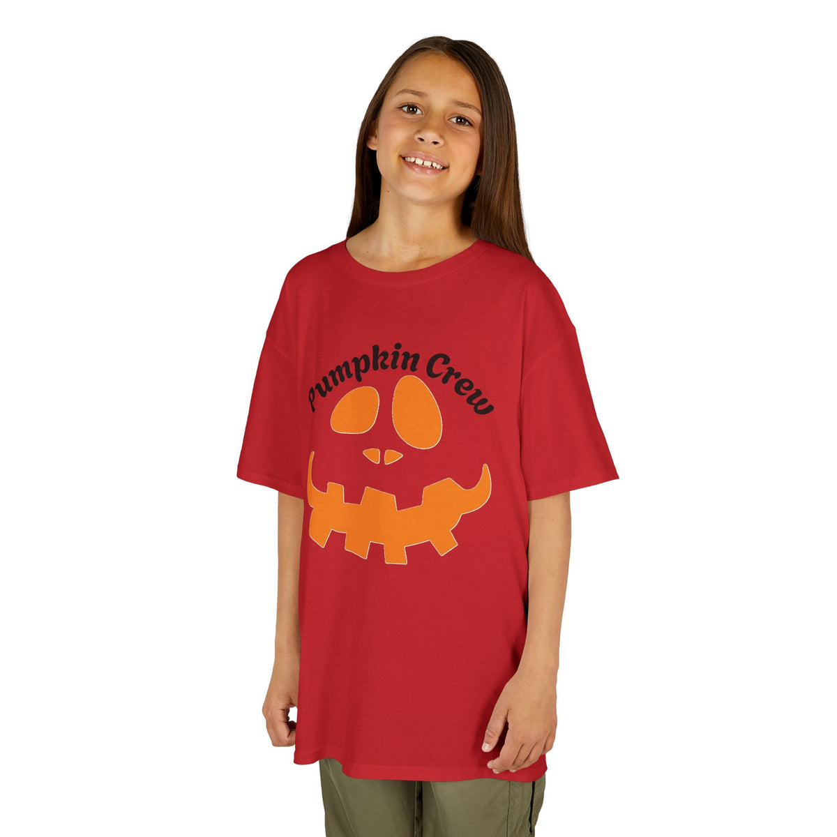 Pumpkin Crew Kids Tee | Halloween Jack-o'-Lantern Shirt