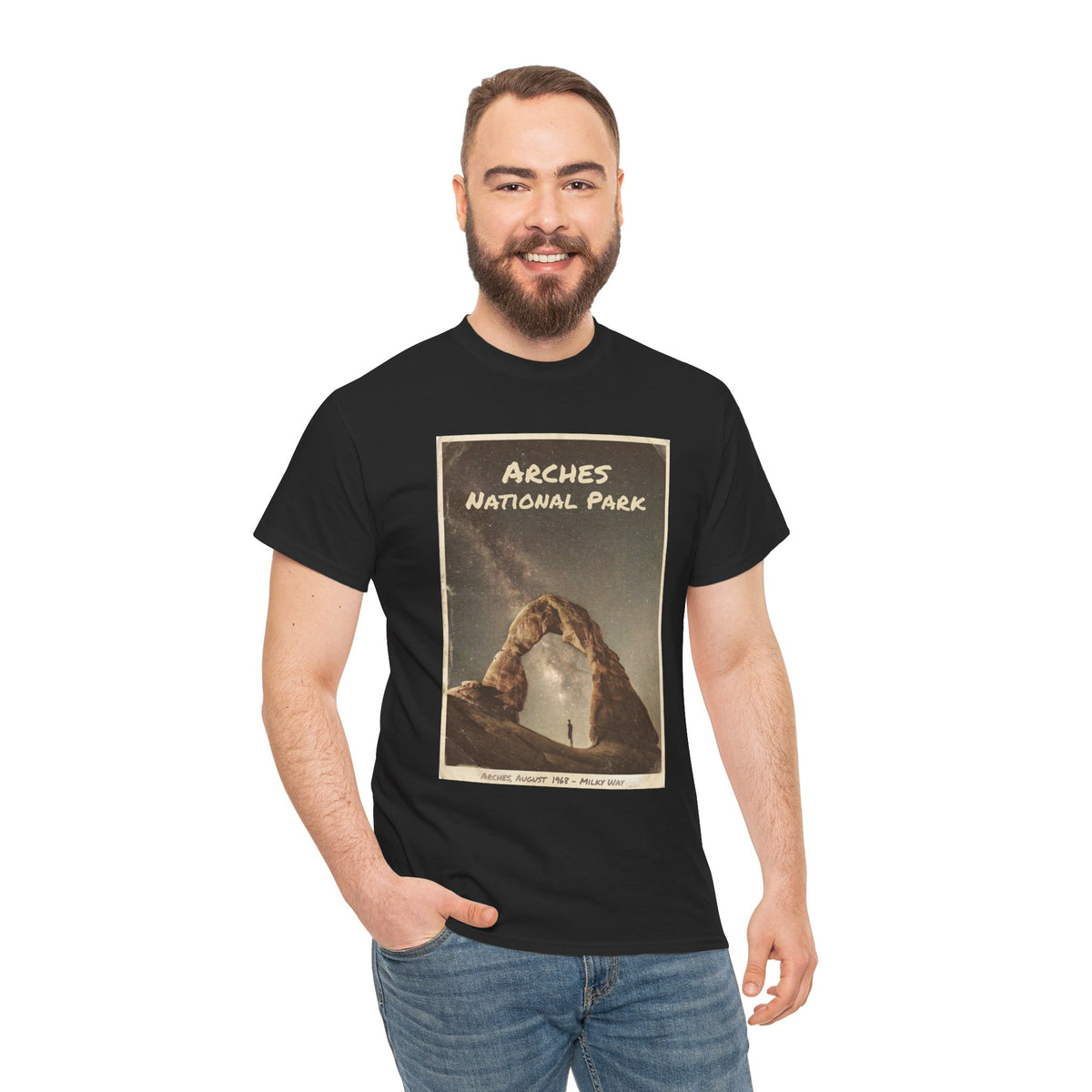 Arches National Park Vintage Poster T-Shirt |Utah Scenic Travel Tee