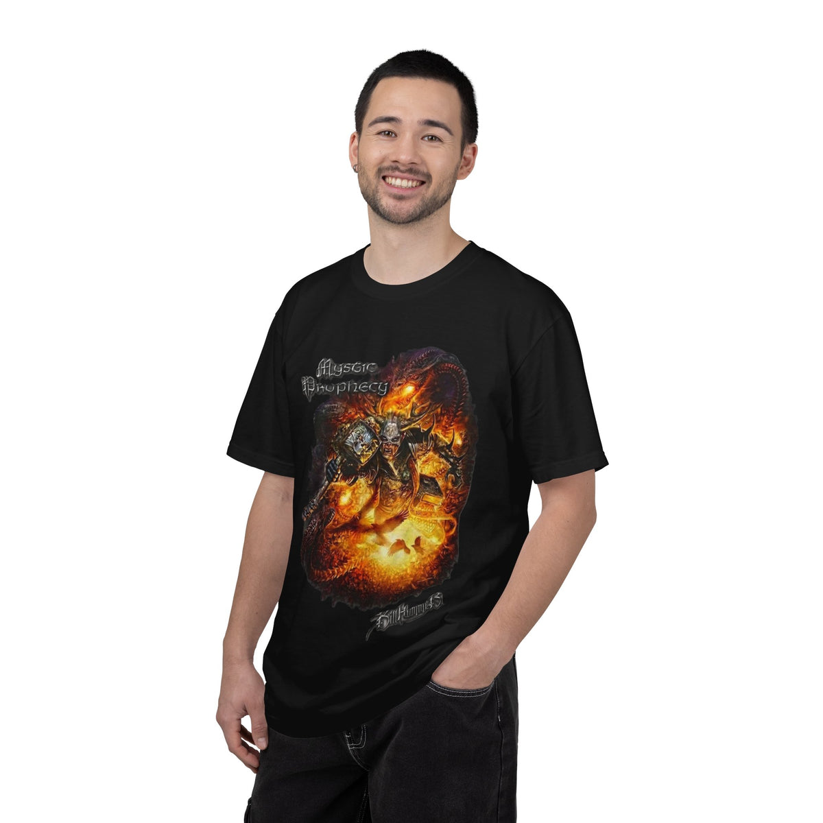 Mystic Prophecy Killhammer Album Artwork | Heavy Metal Gothic Graphic Tee