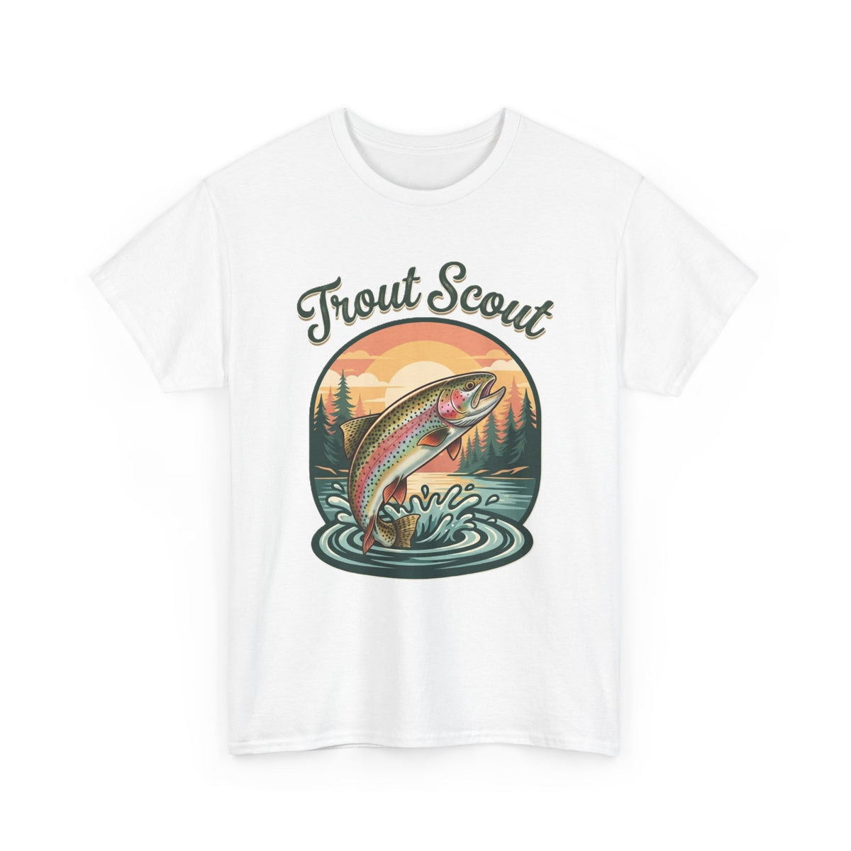 Trout Scout Fishing Graphic T-Shirt