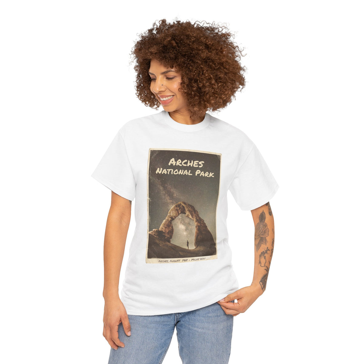 Arches National Park Vintage Poster T-Shirt |Utah Scenic Travel Tee