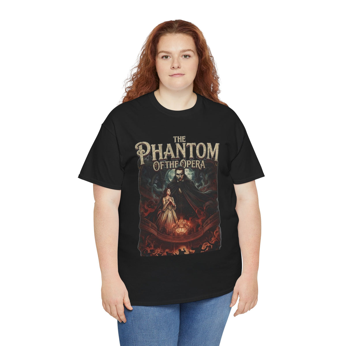 T-shirt Le Fantôme de l'Opéra | Tee-shirt d'Halloween avec affiche de comédie musicale