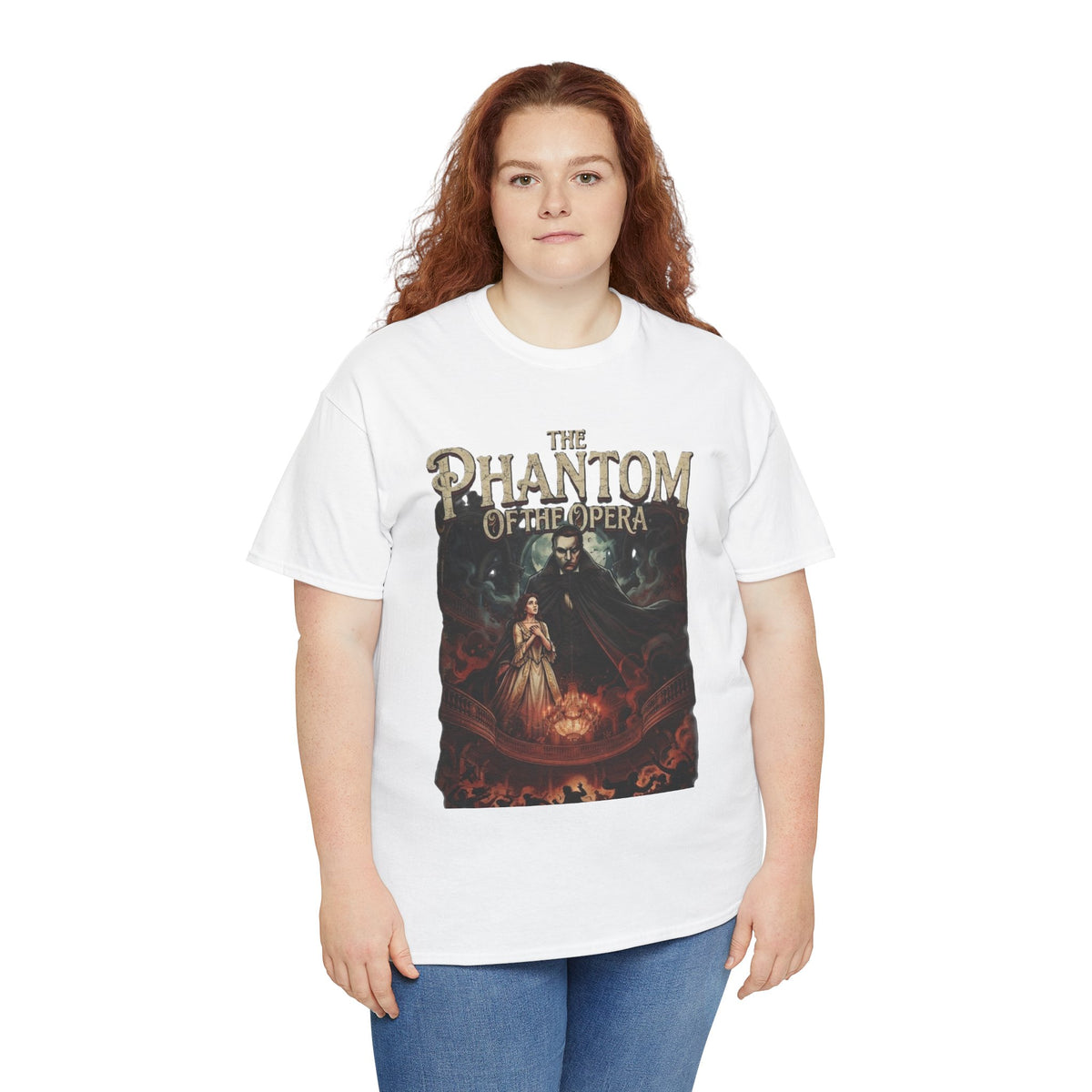 T-shirt Le Fantôme de l'Opéra | Tee-shirt d'Halloween avec affiche de comédie musicale