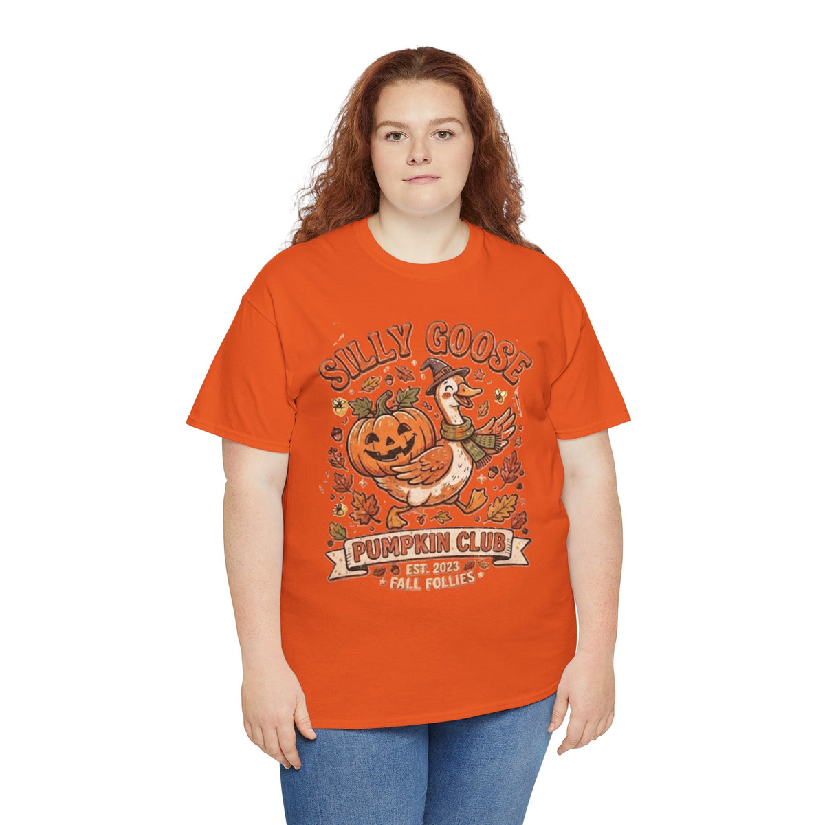 Silly Goose Pumpkin Club Tee | Fall Pumpkin Halloween Shirt