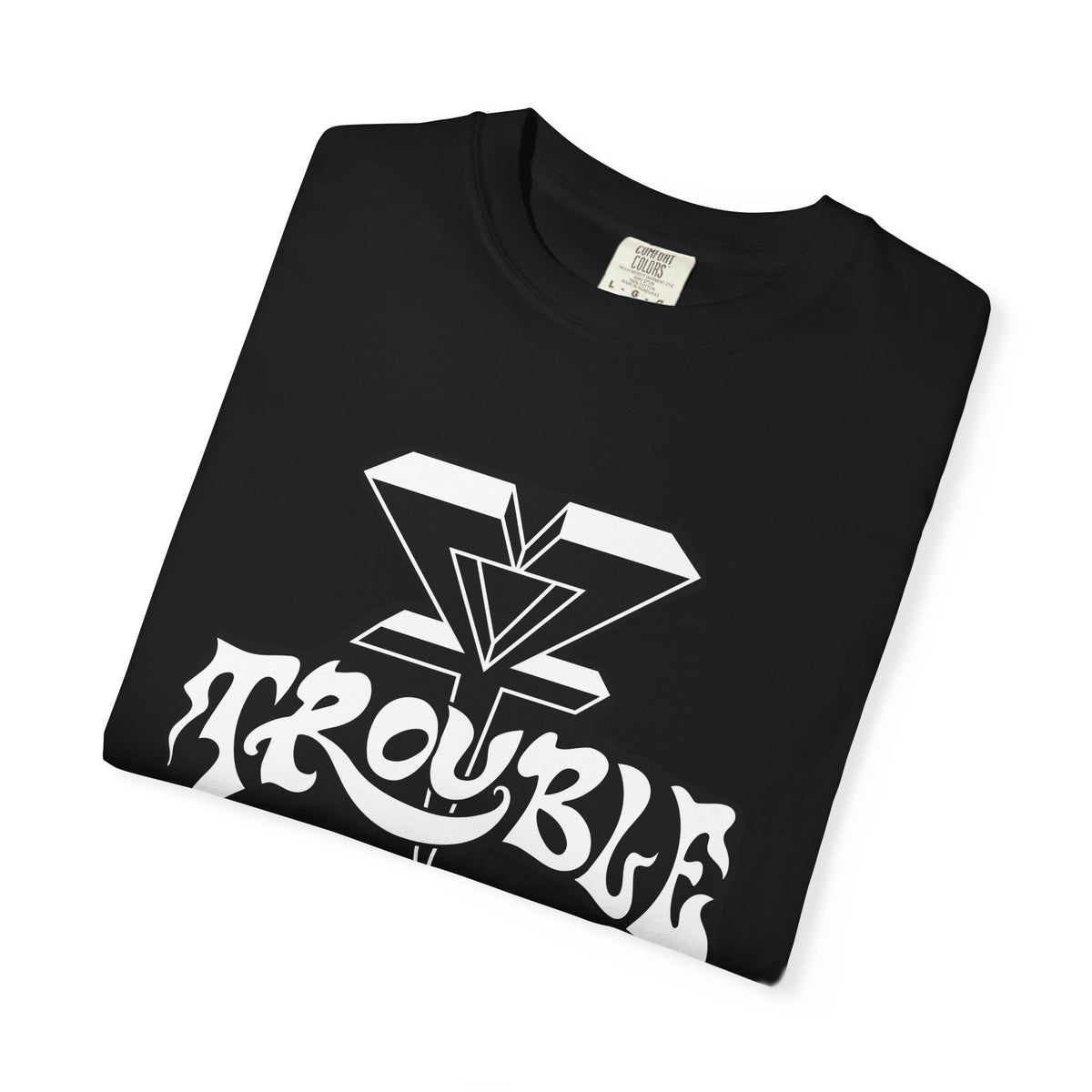 Trouble Logo Doom Metal T-shirt | Gothic Diamond Stoner Doom Metal Graphic Tee