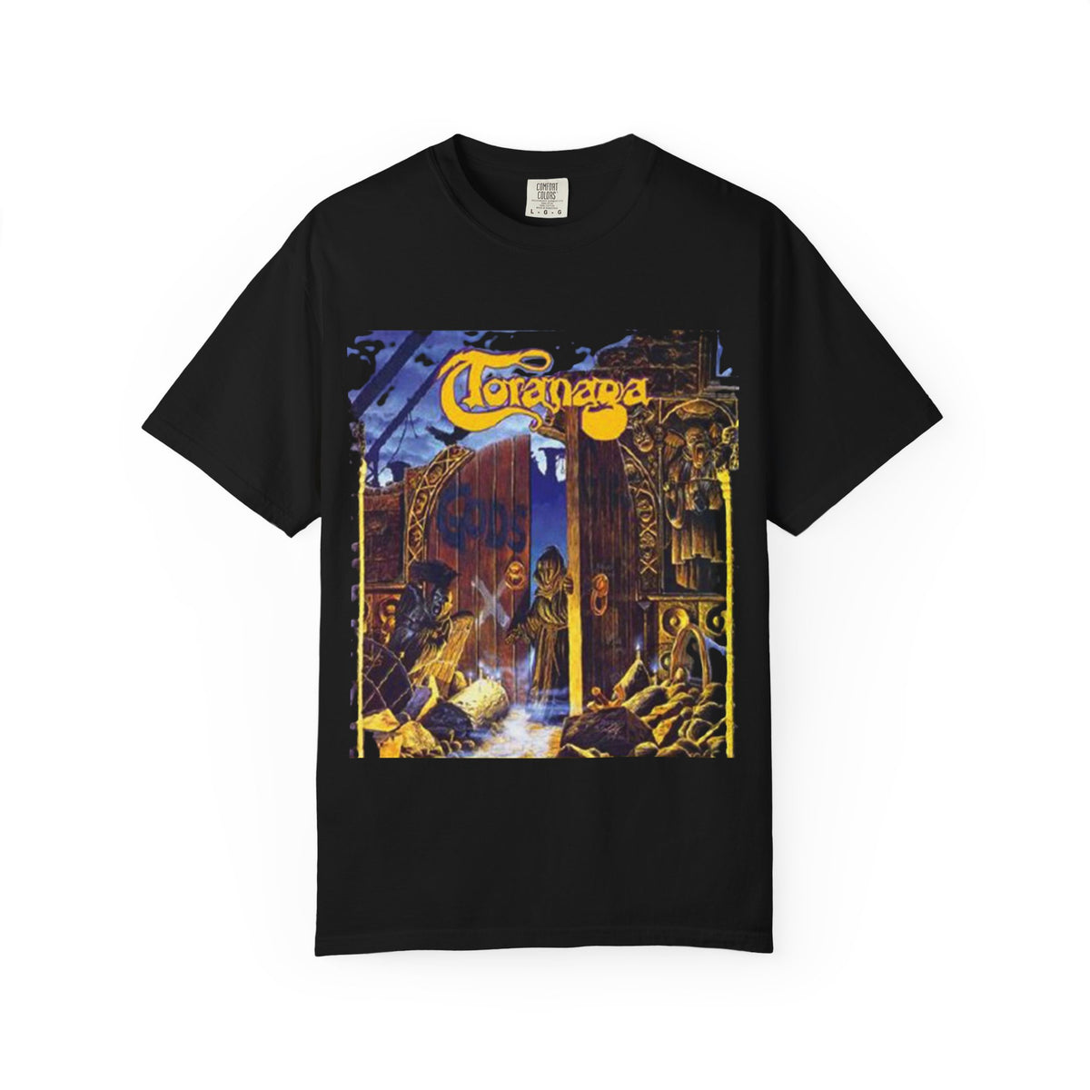 Toranaga God's Gift Album Artwork illustration T-Shirt | British Thrash Metal Band album art graphic tee