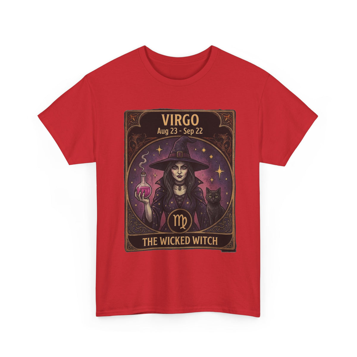 Camiseta Virgo Wicked Witch | Camiseta de Virgo de astrología del zodiaco de Halloween