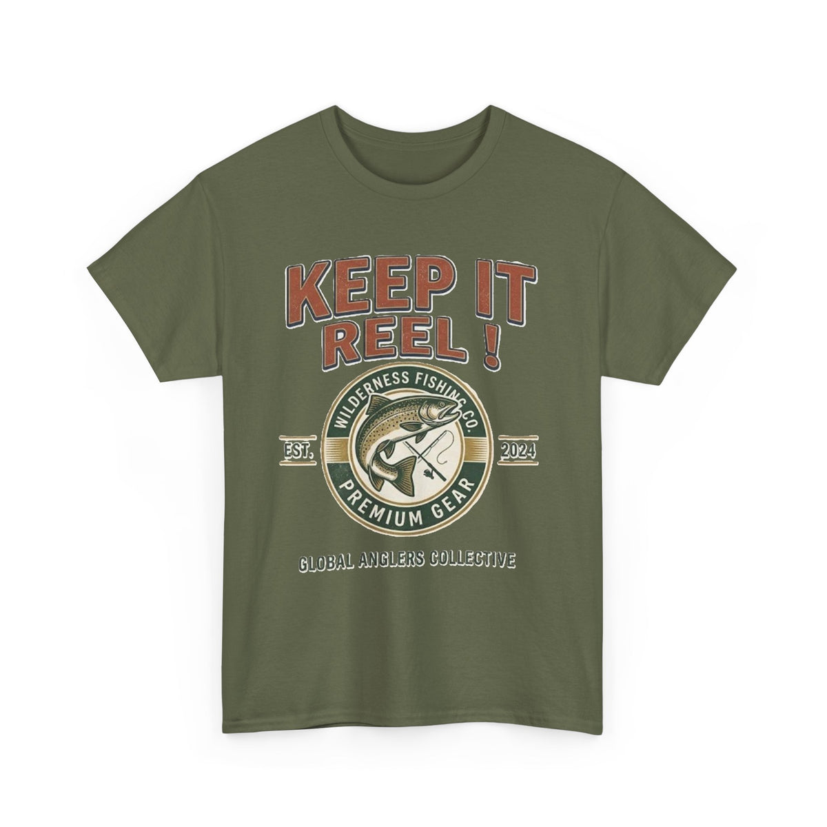 Keep It Reel Fishing Bass Graphic T-Shirt