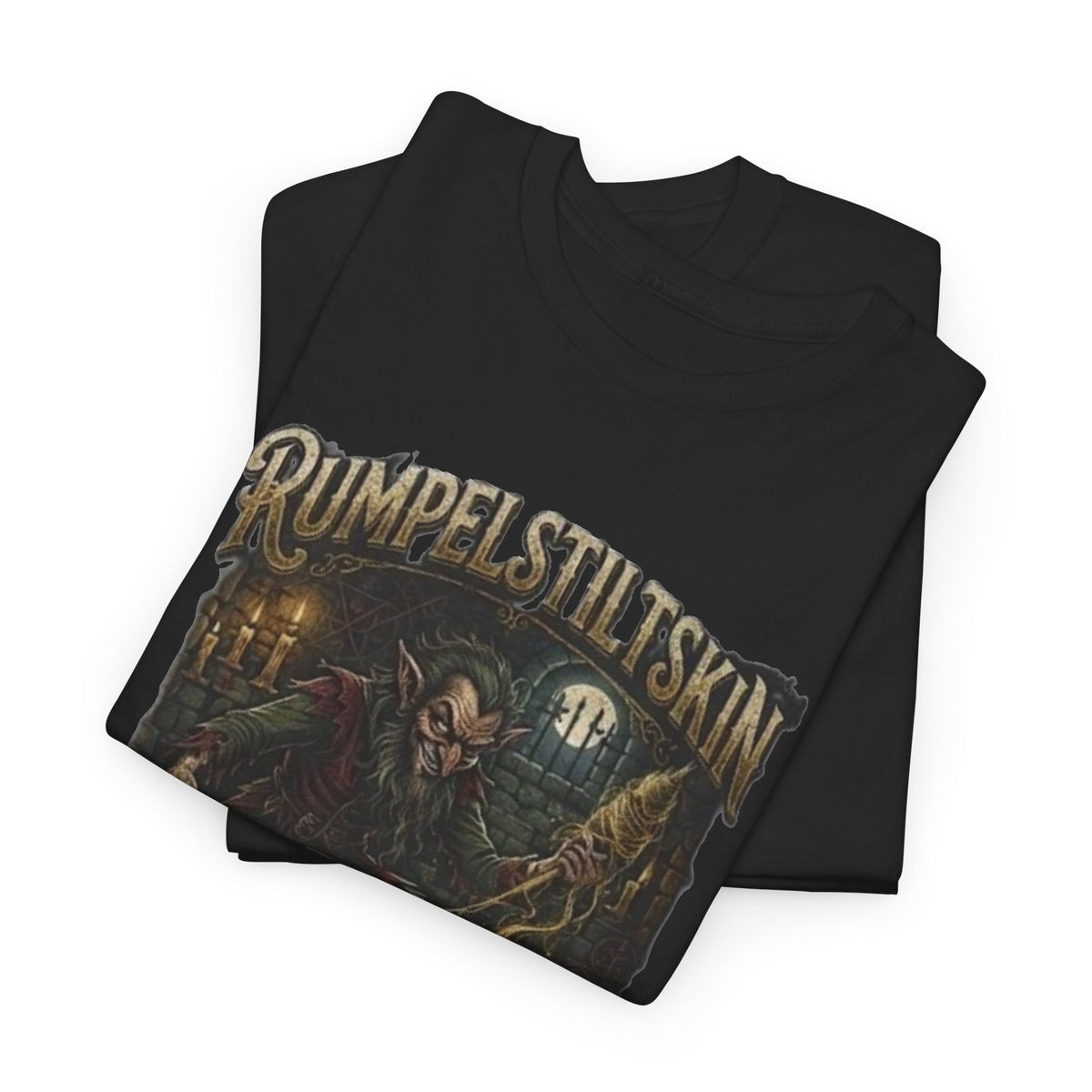 Camiseta de Rumpelstiltskin, tejedor de oro | Camiseta de fantasía oscura y cuentos de hadas