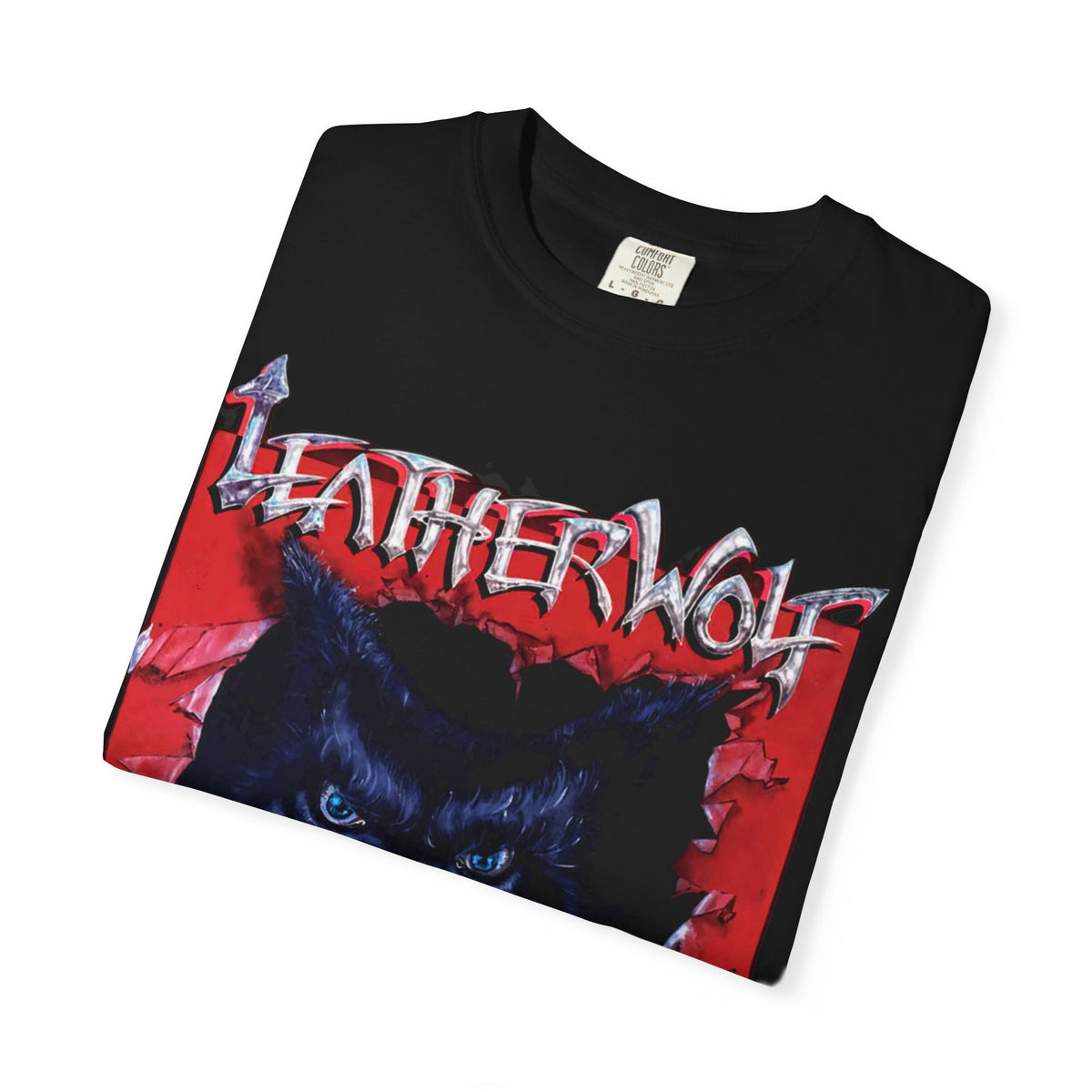Leatherwolf Werewolf Graphic T-Shirt | Vintage Metal Band Artwork