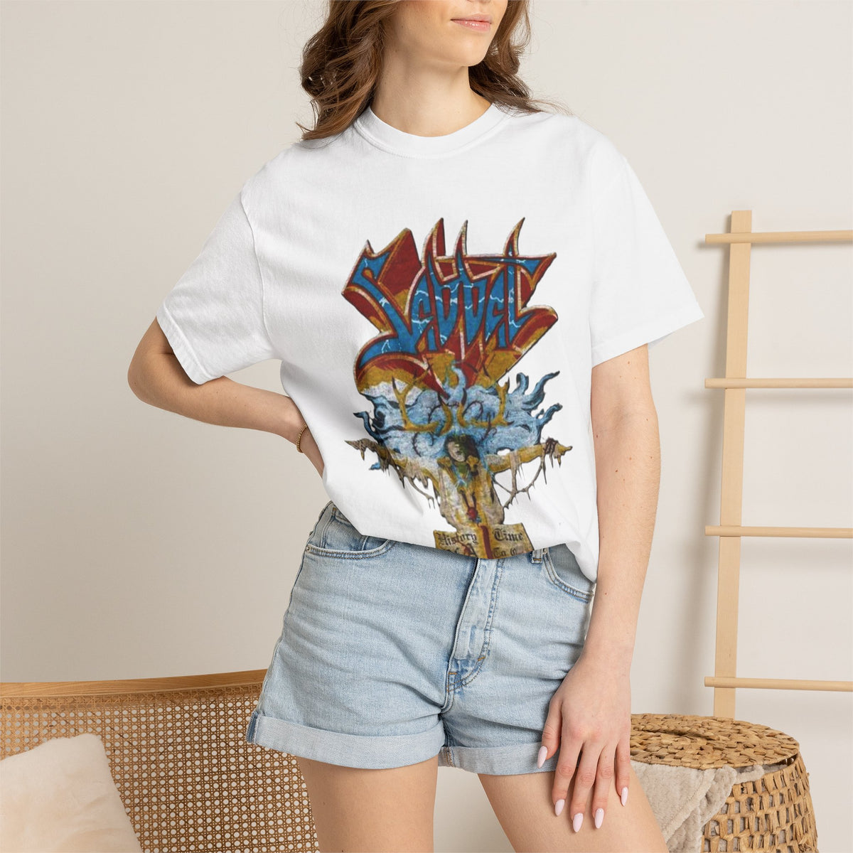 Camiseta gráfica Sabbat A History of a Time to Come | Camiseta vintage de banda de heavy metal británico