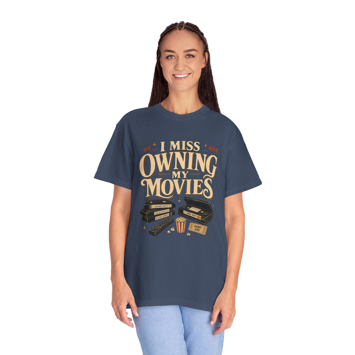 I Miss Owning My Movies Shirt, Vintage Movie Night T-Shirt, Retro VHS Tee, Physical Media Shirt, Film Lover Gift