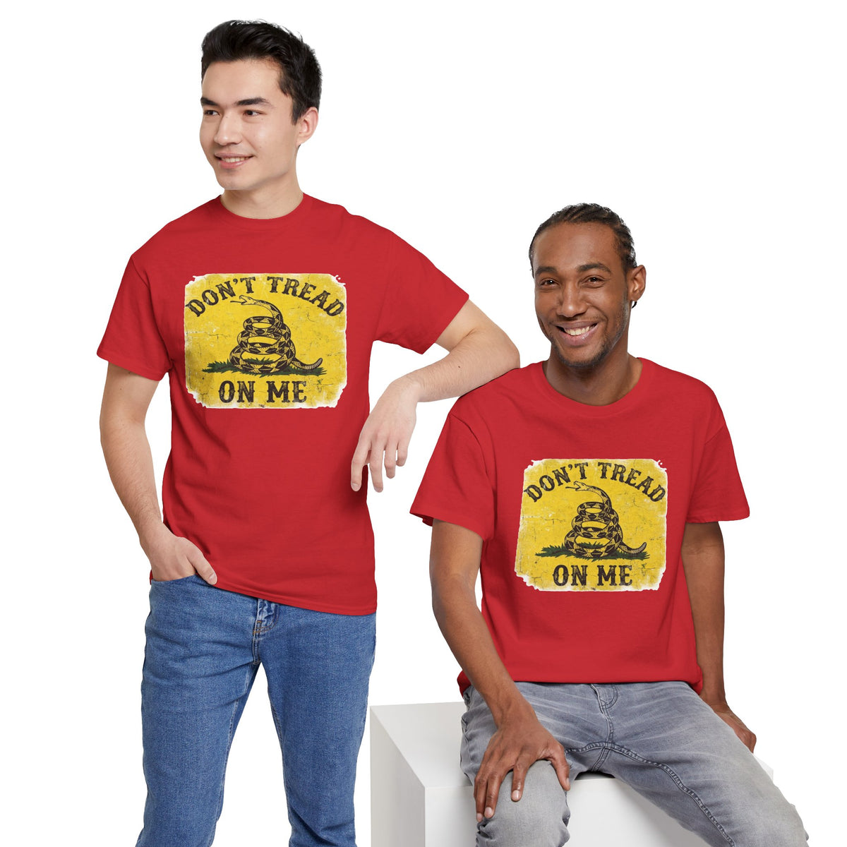 Camiseta con la bandera de Gadsden "Dont Tread On Me" | Camisa patriótica de libertad con serpiente