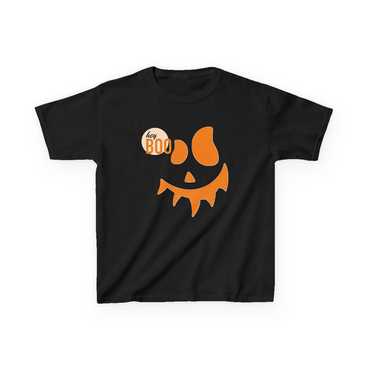 Jack O'Lantern Face Kids Tee | Halloween Boo Pumpkin Shirt