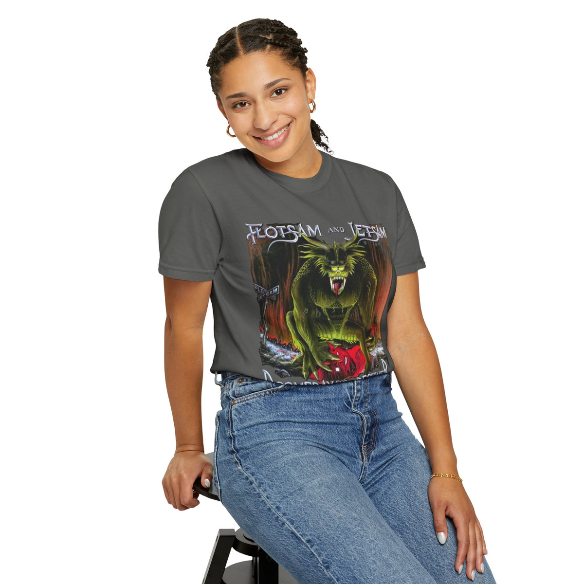 Flotsam & Jetsam Doomsday For the Deceiver Album Artwork T-Shirt | Thrash Metal Band Art Tee