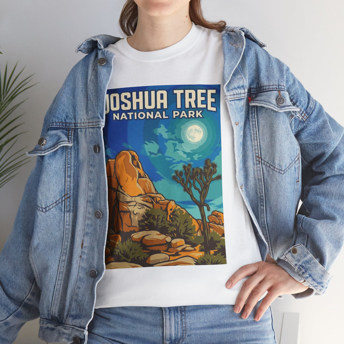 Camiseta de póster del Parque Nacional Joshua Tree, California | Camiseta de naturaleza del Parque Nacional de California