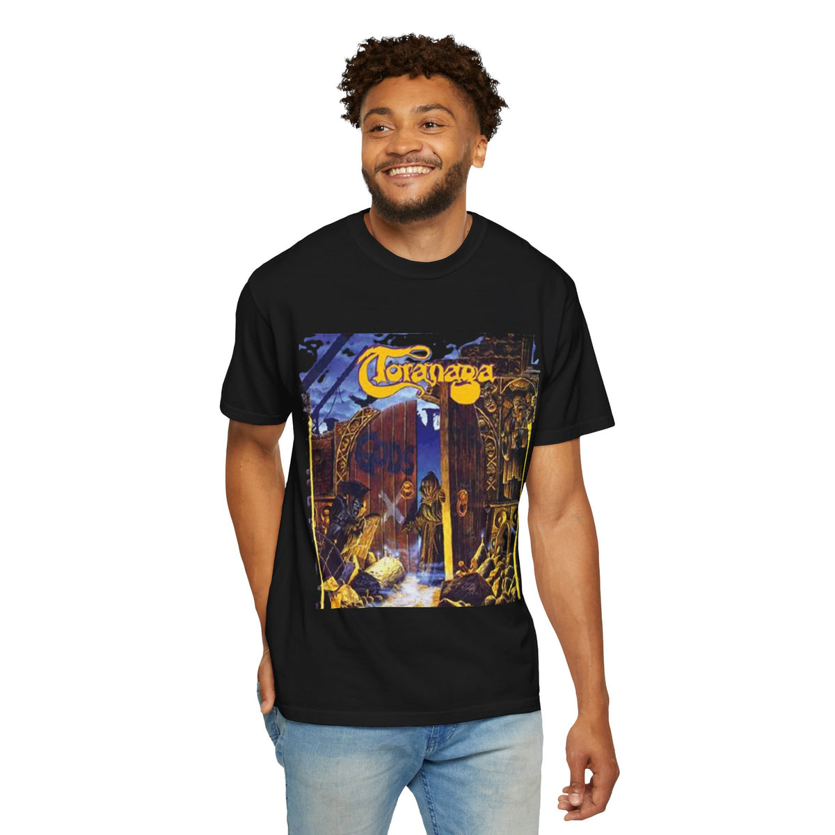 Toranaga God's Gift Album Artwork illustration T-Shirt | British Thrash Metal Band album art graphic tee