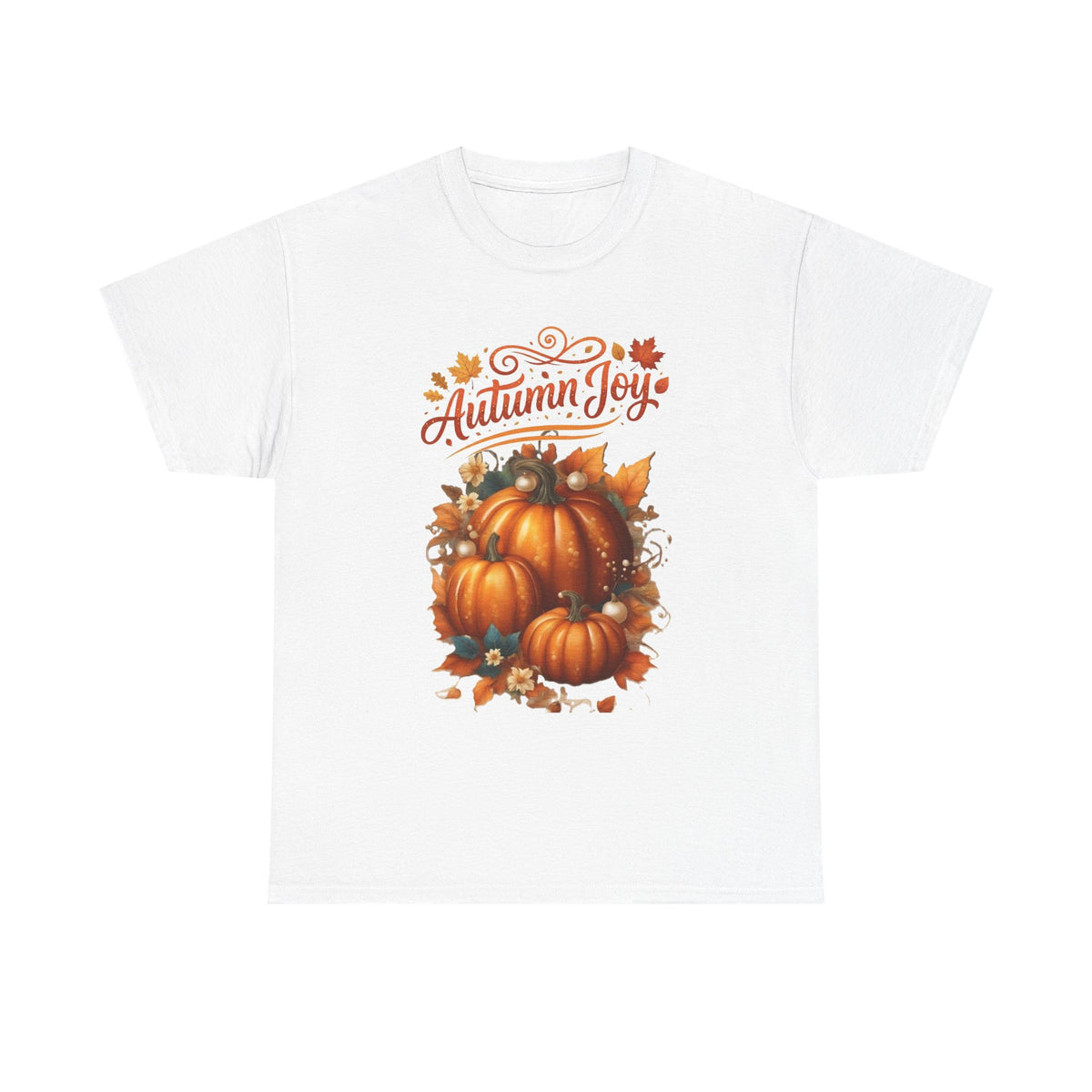 Autumn Joy Pumpkins T-Shirt | Fall Pumpkin Illustration