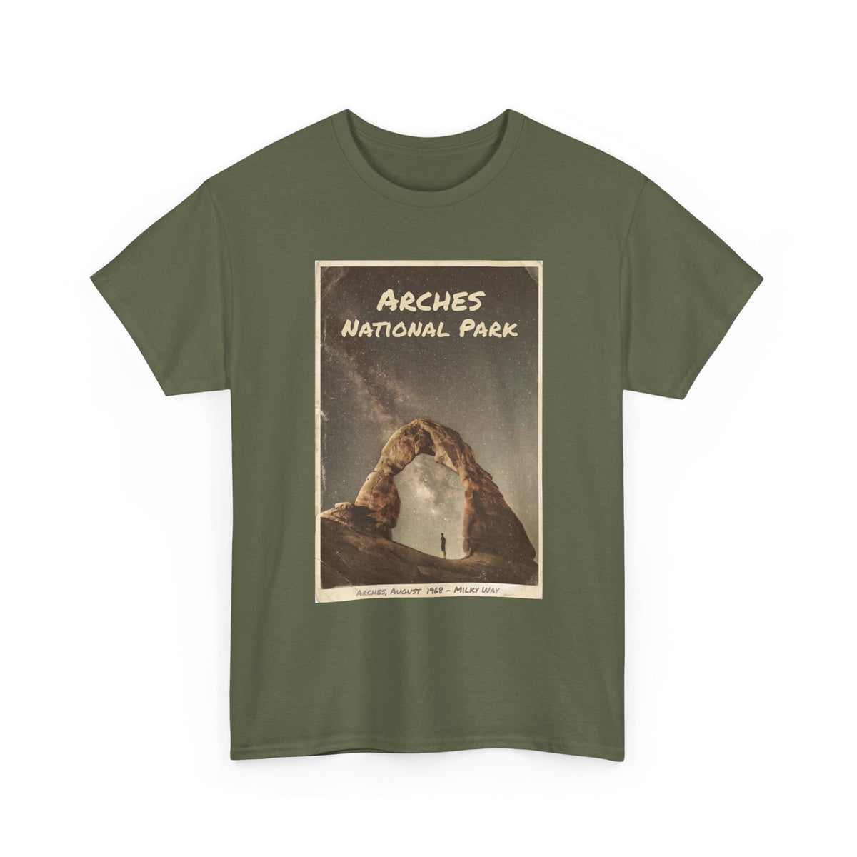 Arches National Park Vintage Poster T-Shirt |Utah Scenic Travel Tee