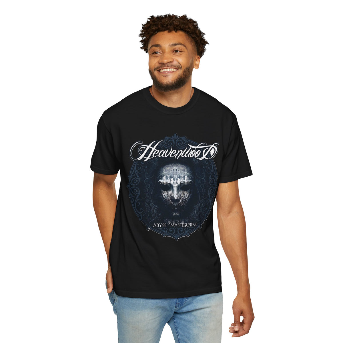 T-shirt avec pochette d'album « Masterpiece » de Heavenwood Abyss / T-shirt de groupe de metal gothique portugais