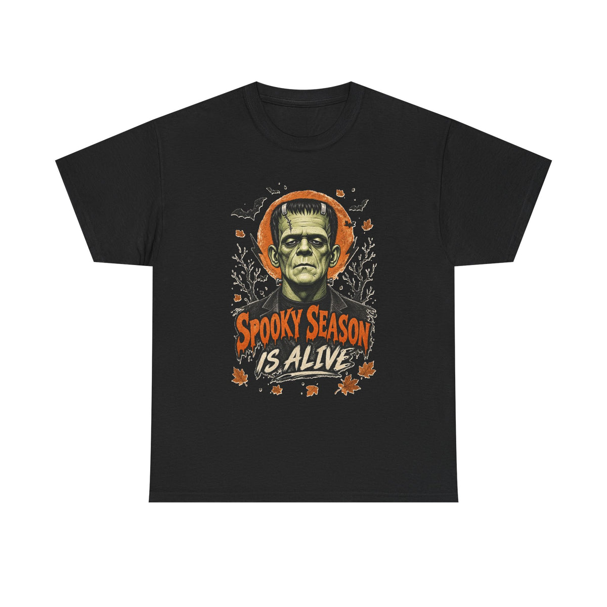 Frankenstein "Spooky Season Is Alive" T-Shirt | Halloween Monster Tee