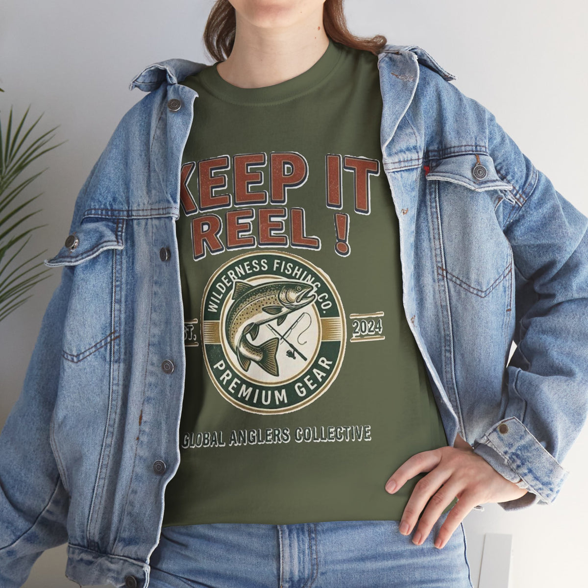 Keep It Reel Fishing Bass Graphic T-Shirt