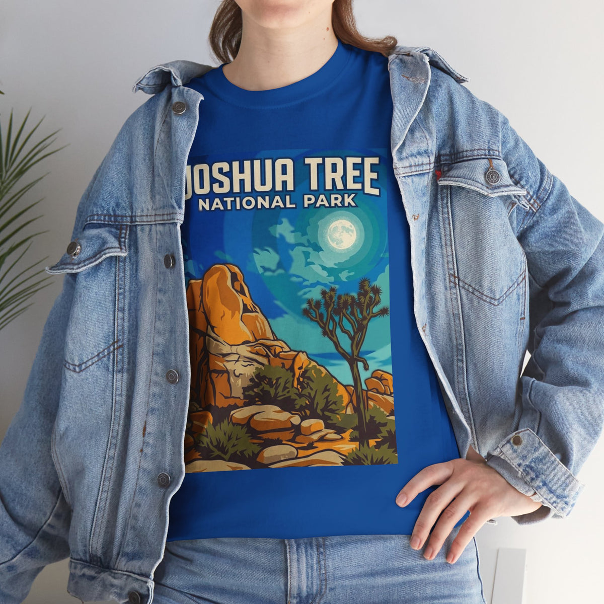 Camiseta de póster del Parque Nacional Joshua Tree, California | Camiseta de naturaleza del Parque Nacional de California