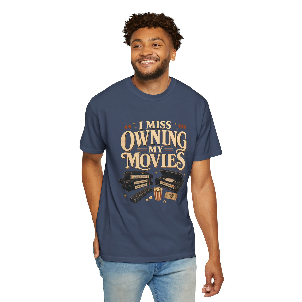 I Miss Owning My Movies Shirt, Vintage Movie Night T-Shirt, Retro VHS Tee, Physical Media Shirt, Film Lover Gift