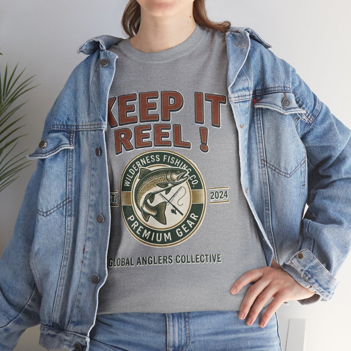 Keep It Reel Fishing Bass Graphic T-Shirt