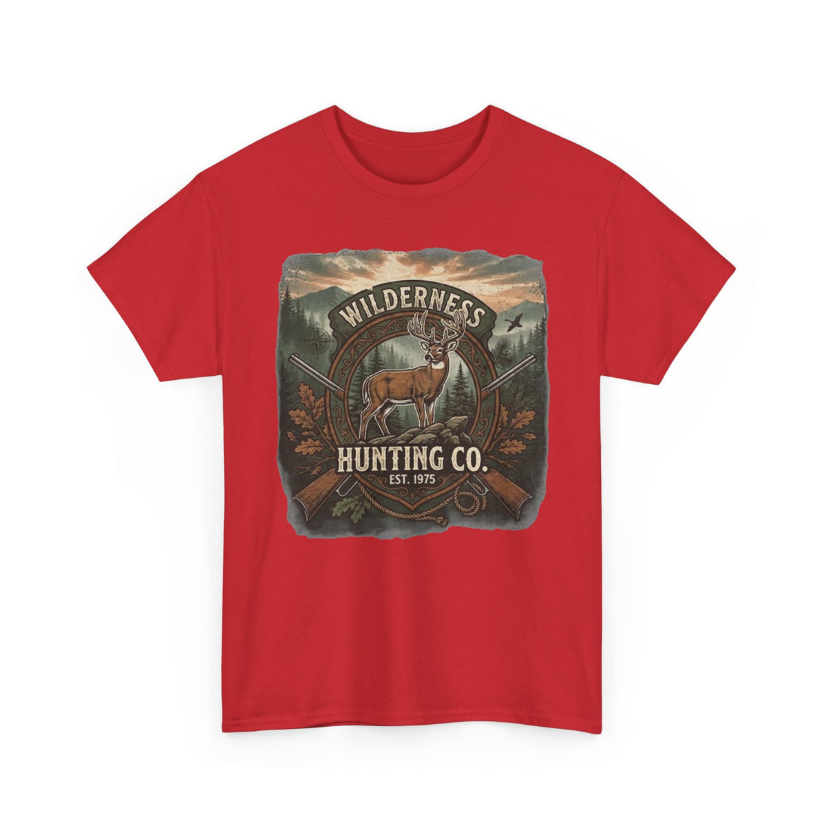 Wilderness Hunting Co. deer graphic Tee | vintage outdoors hunter shirt