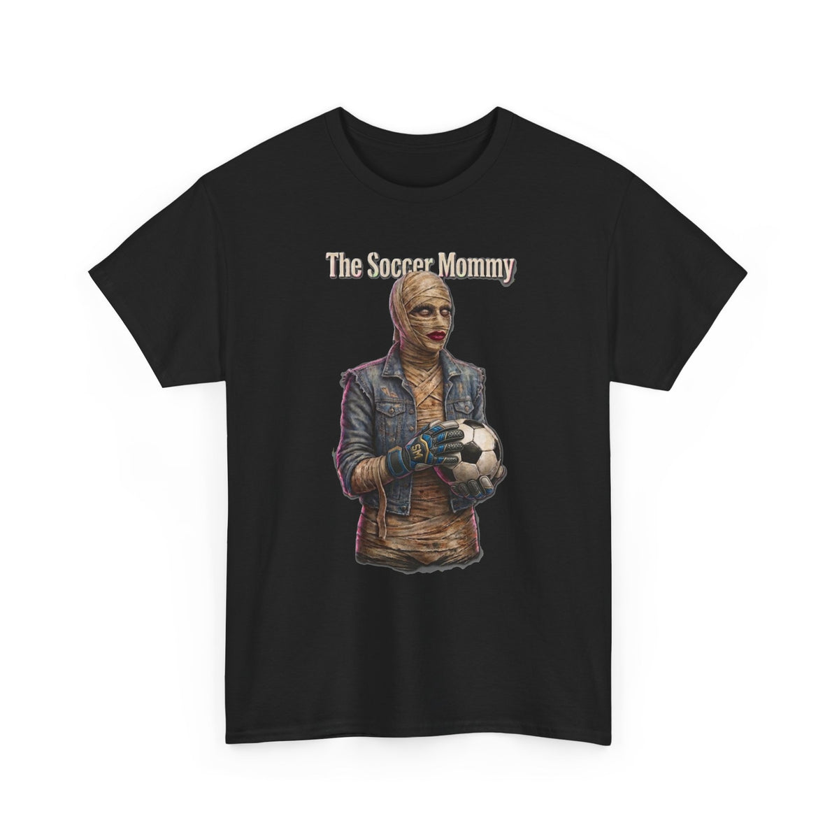 T-shirt Soccer Mommy | Illustration de joueur vintage, t-shirt pour fan de football