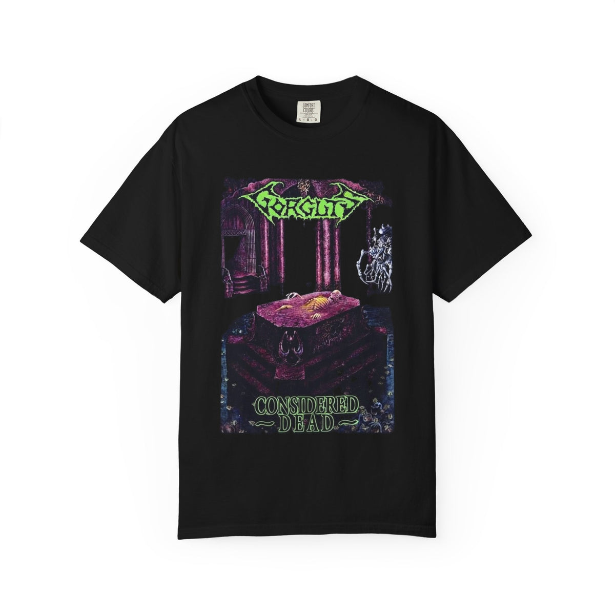Gorguts Coffin Scene T-Shirt | Metal Band Album Art Tee