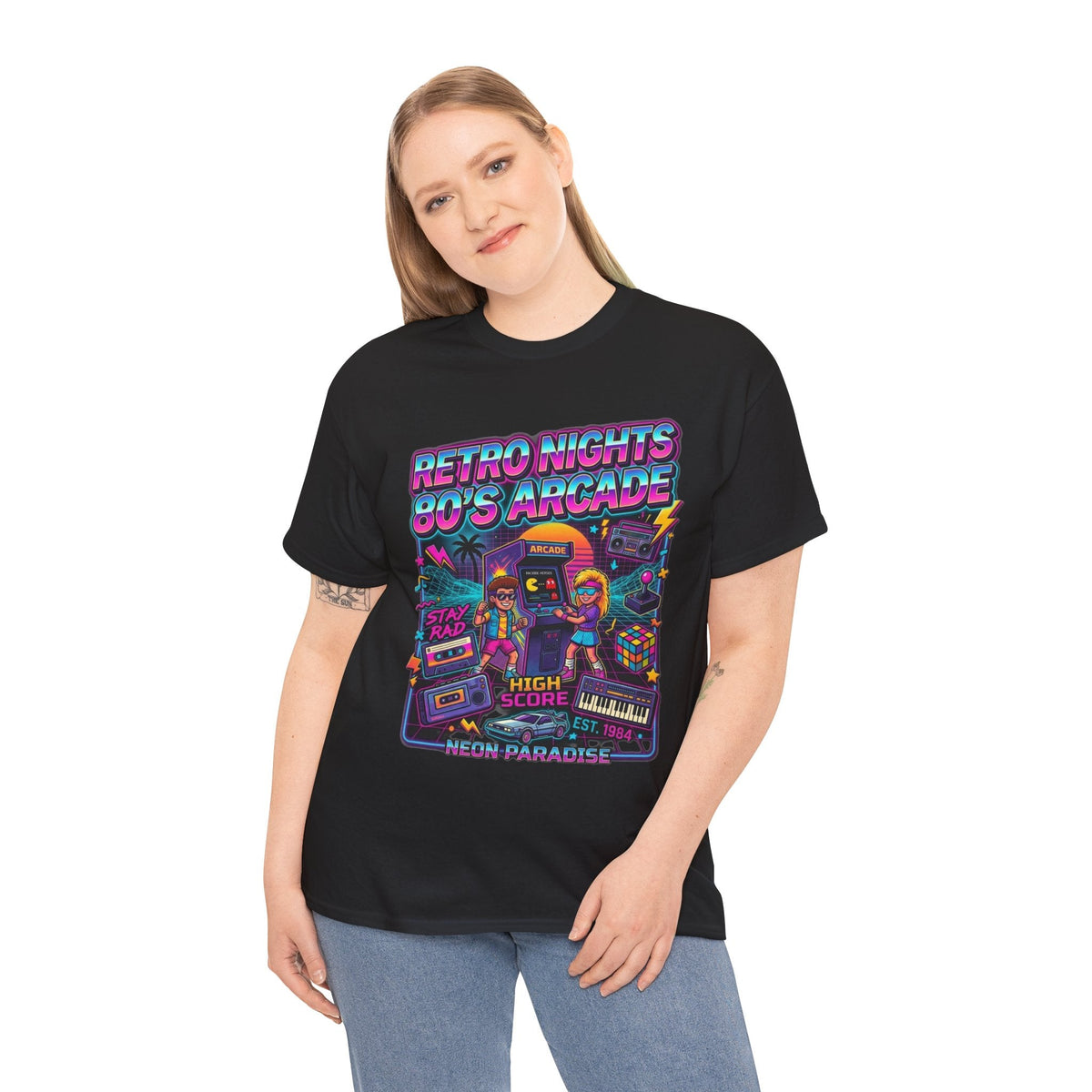 retro 80s vibes
