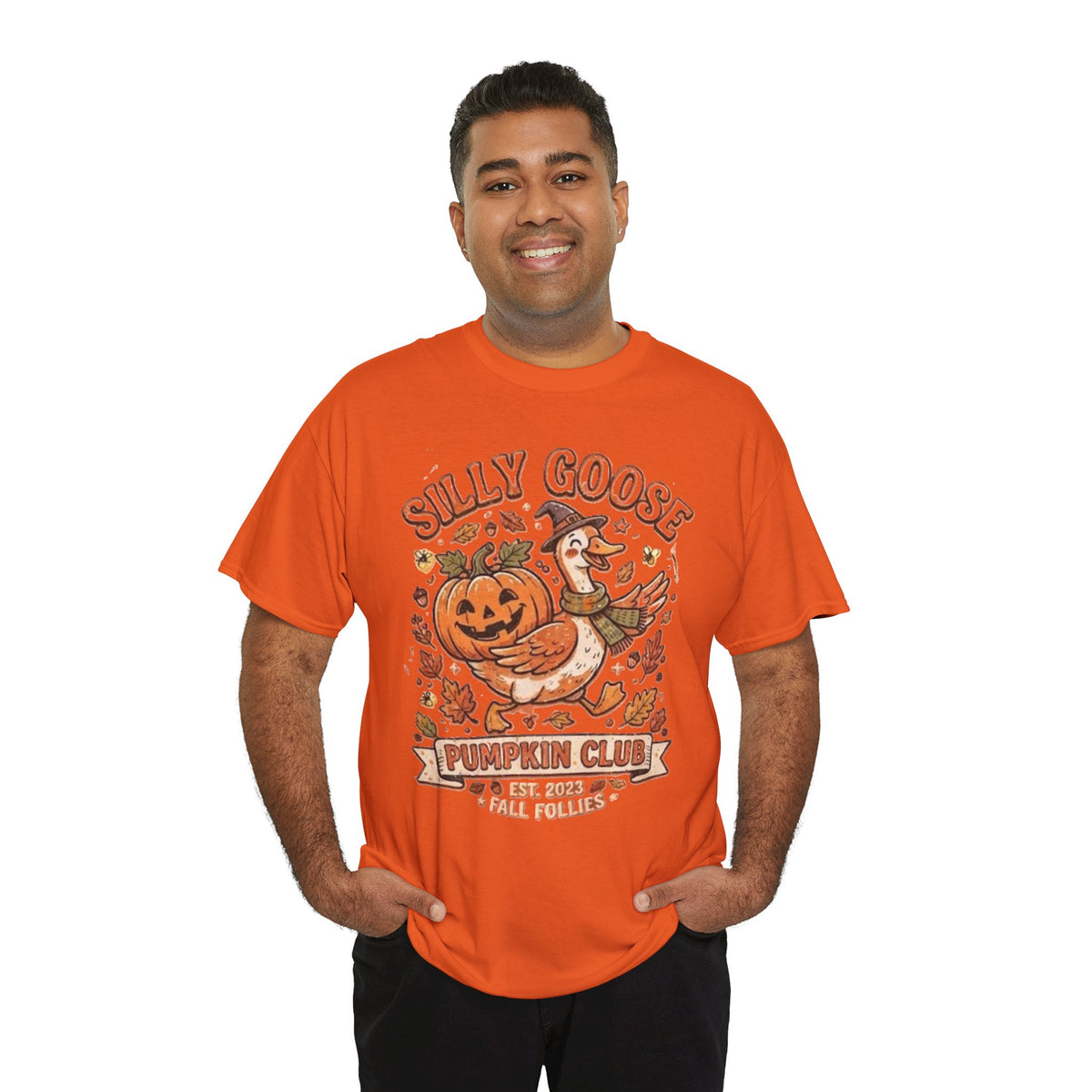 Silly Goose Pumpkin Club Tee | Fall Pumpkin Halloween Shirt