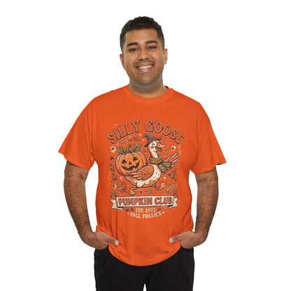 Silly Goose Pumpkin Club Tee | Fall Pumpkin Halloween Shirt