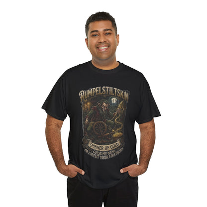 Camiseta de Rumpelstiltskin, tejedor de oro | Camiseta de fantasía oscura y cuentos de hadas