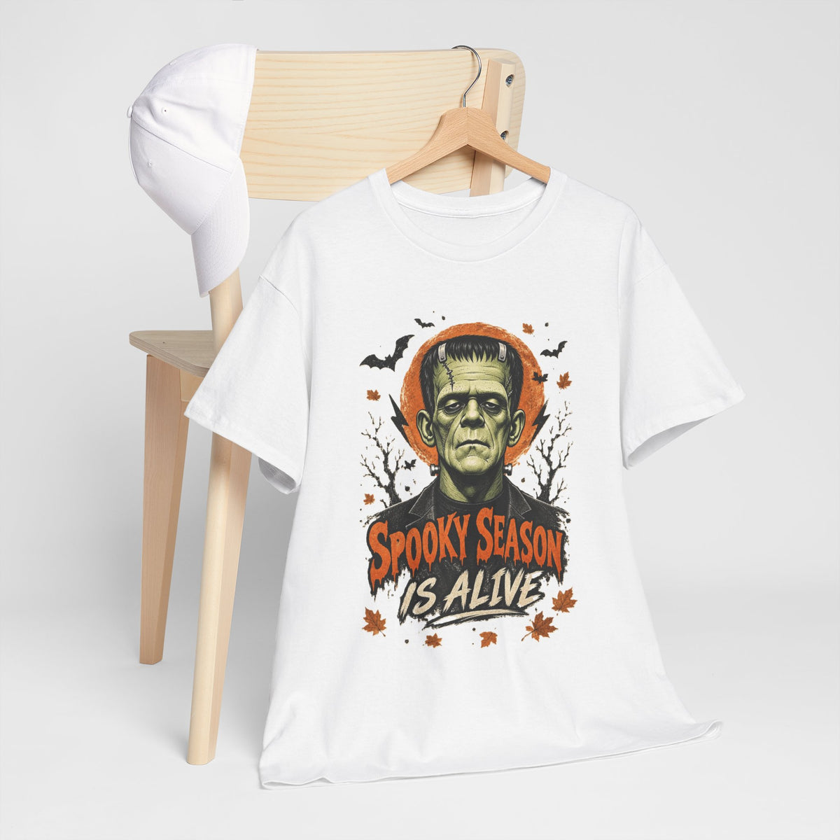Frankenstein "Spooky Season Is Alive" T-Shirt | Halloween Monster Tee