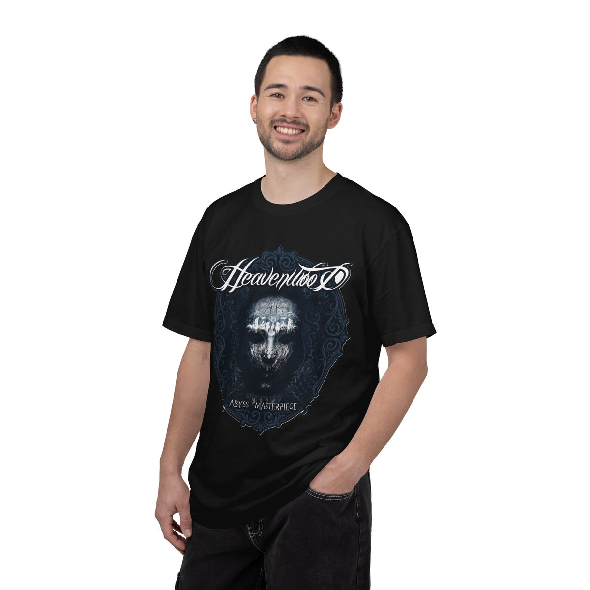T-shirt avec pochette d'album « Masterpiece » de Heavenwood Abyss / T-shirt de groupe de metal gothique portugais
