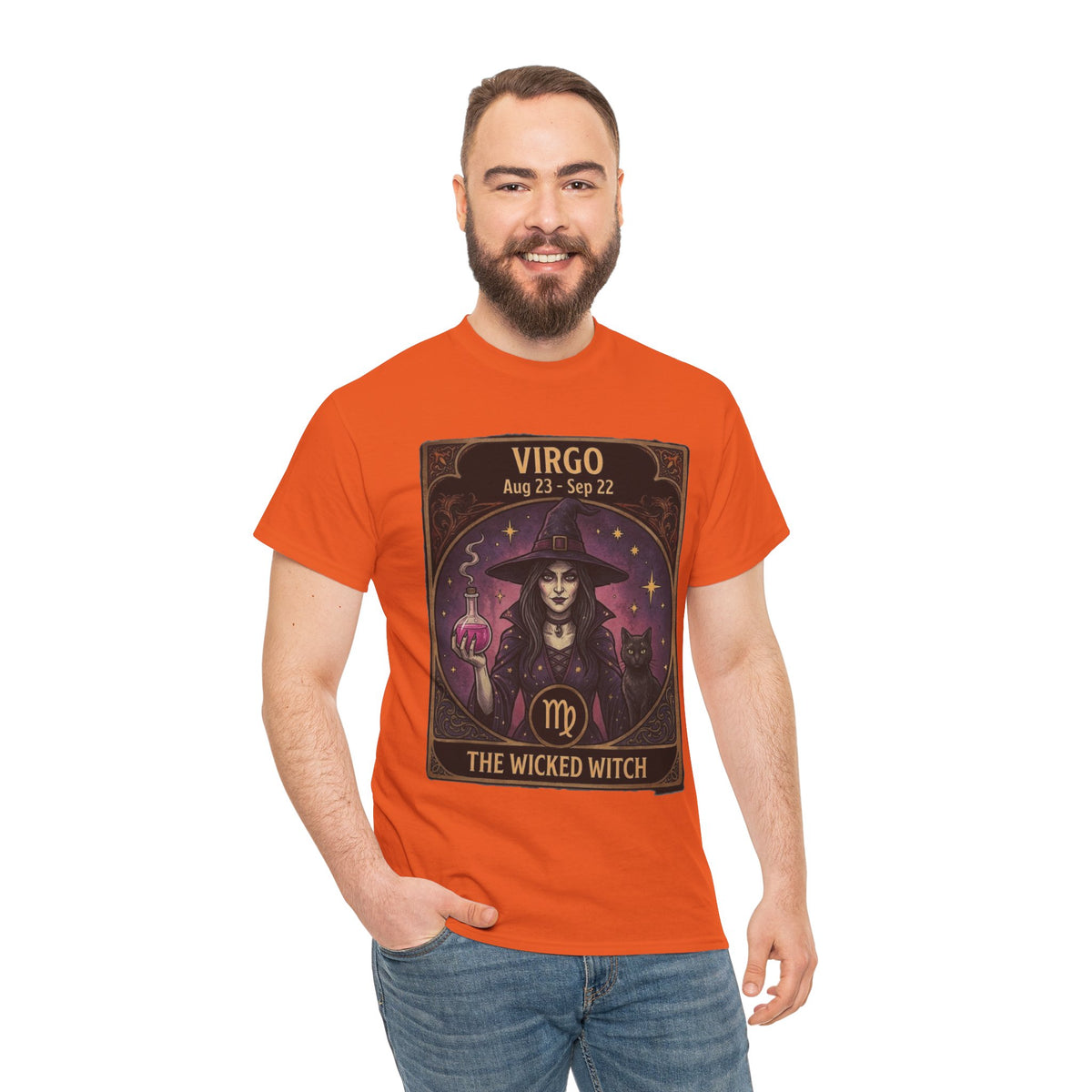 Camiseta Virgo Wicked Witch | Camiseta de Virgo de astrología del zodiaco de Halloween