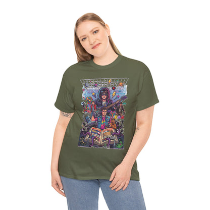 80s Retro TV & Movies Style Collage Unisex Tee