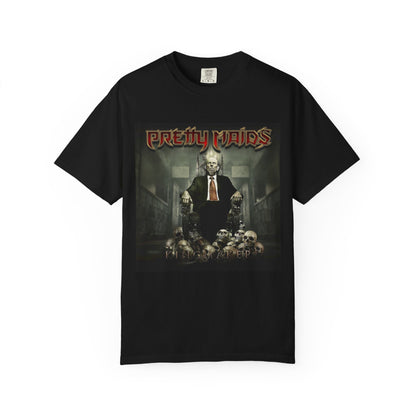 Pretty Maids Kingmaker Album Artwork T-Shirt | Heavy Metal Band Horror Graphic Tee