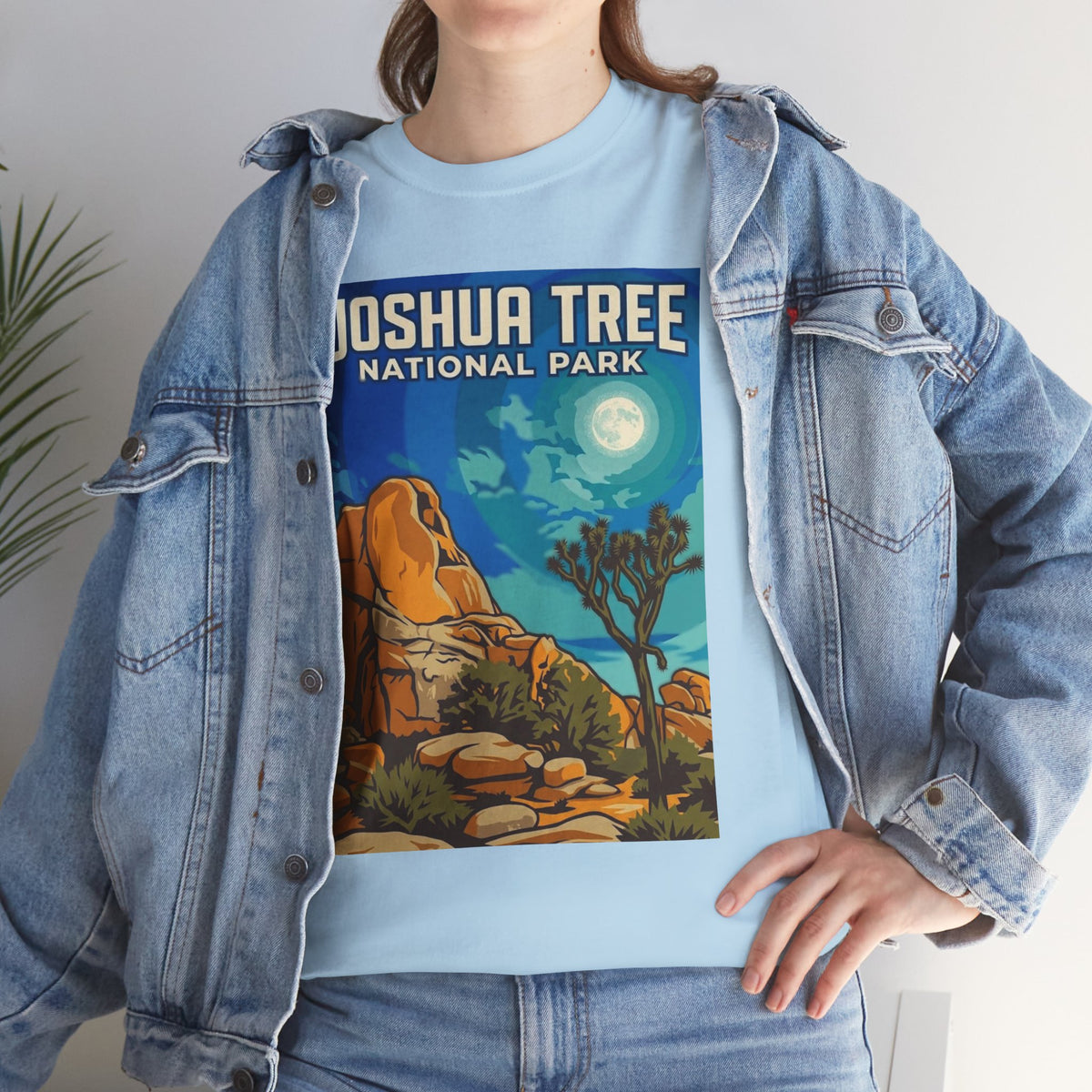 Camiseta de póster del Parque Nacional Joshua Tree, California | Camiseta de naturaleza del Parque Nacional de California